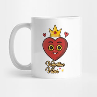 Groovy Valentine Vibes Valentines Day Mug